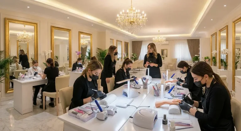 دوره حضوری آموزش کاشت ناخن بهتر است یا آنلاین؟