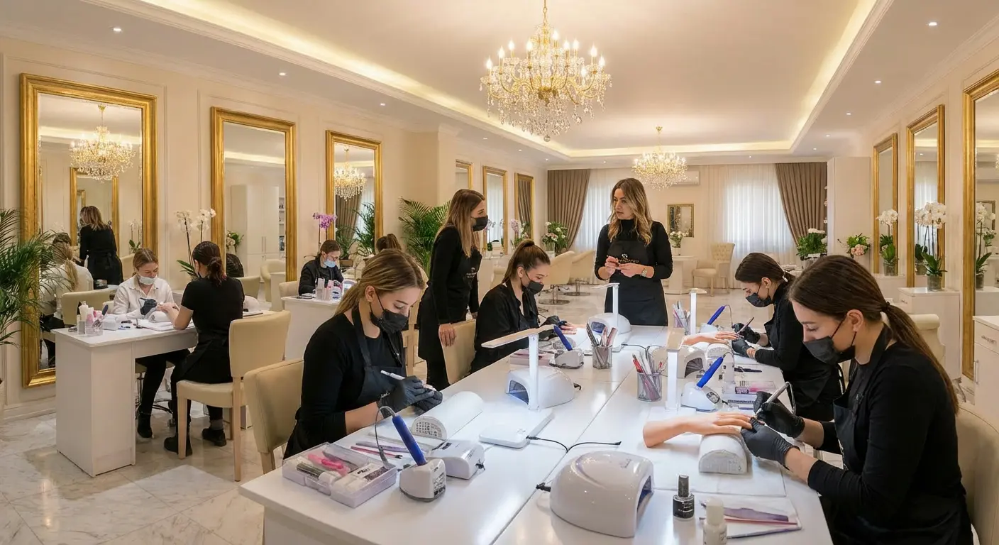 دوره حضوری آموزش کاشت ناخن بهتر است یا آنلاین؟